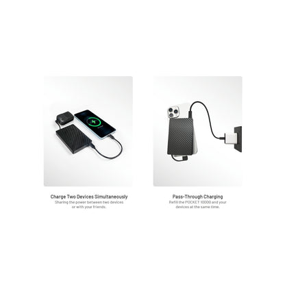 Nitecore Pocket 10000 USB-C Power Bank with Built-In Cable