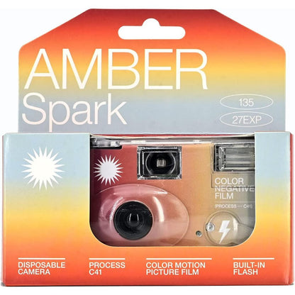 Retocolor Amber Spark 35mm Disposable Film Camera 27 exposures