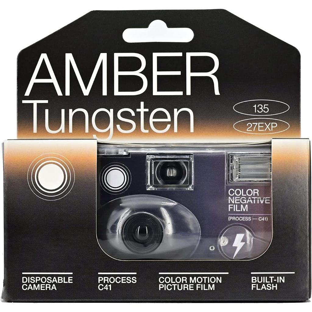 Retocolor Amber Tungsten 35mm Disposable Film Camera 27 Exposures