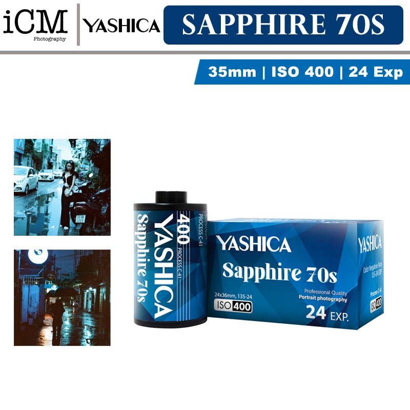 Yashica SAPPHIRE 60S 35mm Color Negative Film ISO 400 24exp