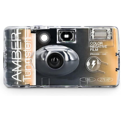 Retocolor Amber Tungsten 35mm Disposable Film Camera 27 Exposures
