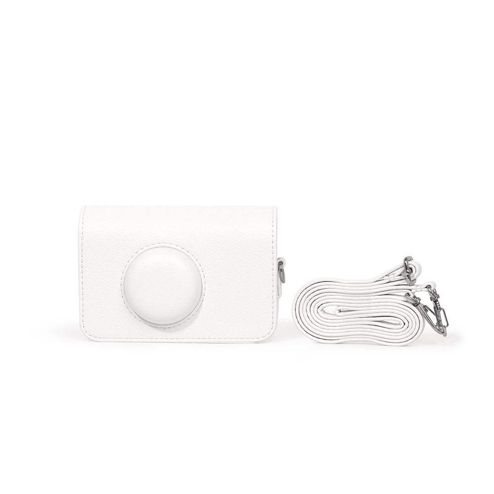 35mm Film Camera PU Leather Case Protector Camera Bag with Shoulder Strap for EKTAR H35 F9 Vibe