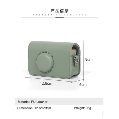 35mm Film Camera PU Leather Case Protector Camera Bag with Shoulder Strap for EKTAR H35 F9 Vibe