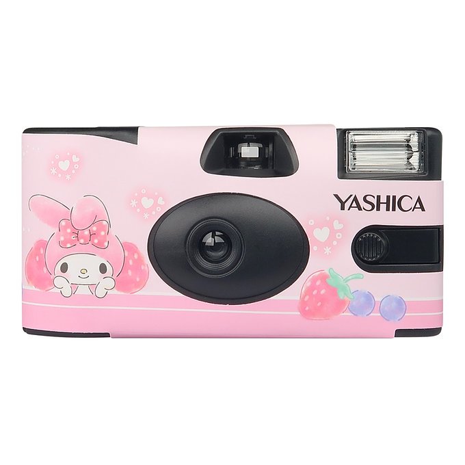 YASHICA Sanrio Disposable 35mm Film Camera Melody Kuromi Cinnamoroll