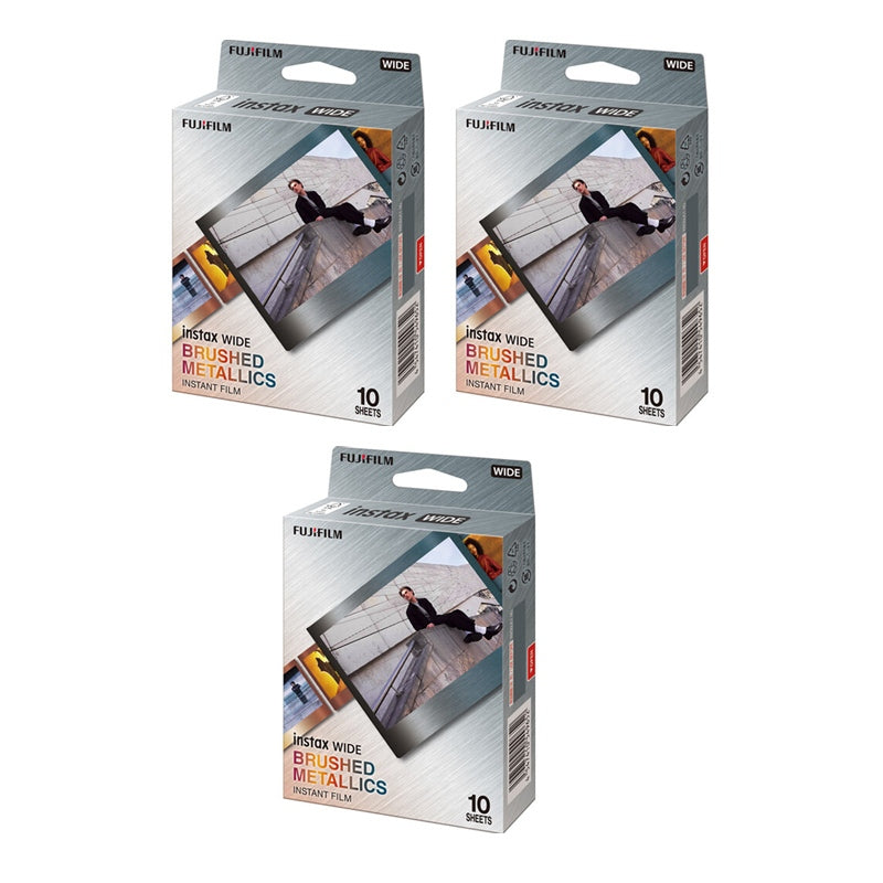 FUJIFILM INSTAX WIDE Brushed Metallics Instant Film (10 Exposures)