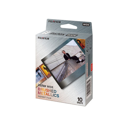 FUJIFILM INSTAX WIDE Brushed Metallics Instant Film (10 Exposures)