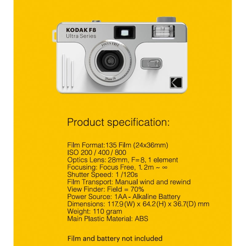 KODAK F8 ULTRA Series 35mm Film Camera