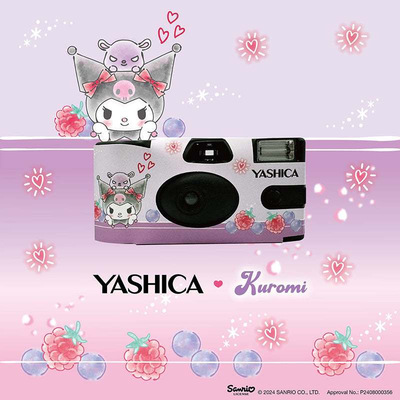 YASHICA Sanrio Disposable 35mm Film Camera Melody Kuromi Cinnamoroll