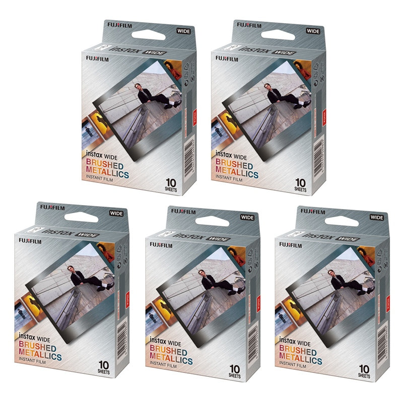 FUJIFILM INSTAX WIDE Brushed Metallics Instant Film (10 Exposures)