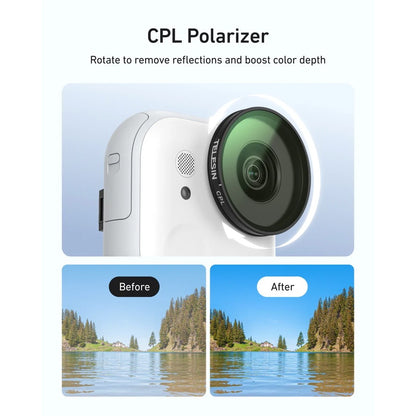 TELESIN Insta360 GO Ultra CPL ND (ND8/16/32) Filter Kit Set