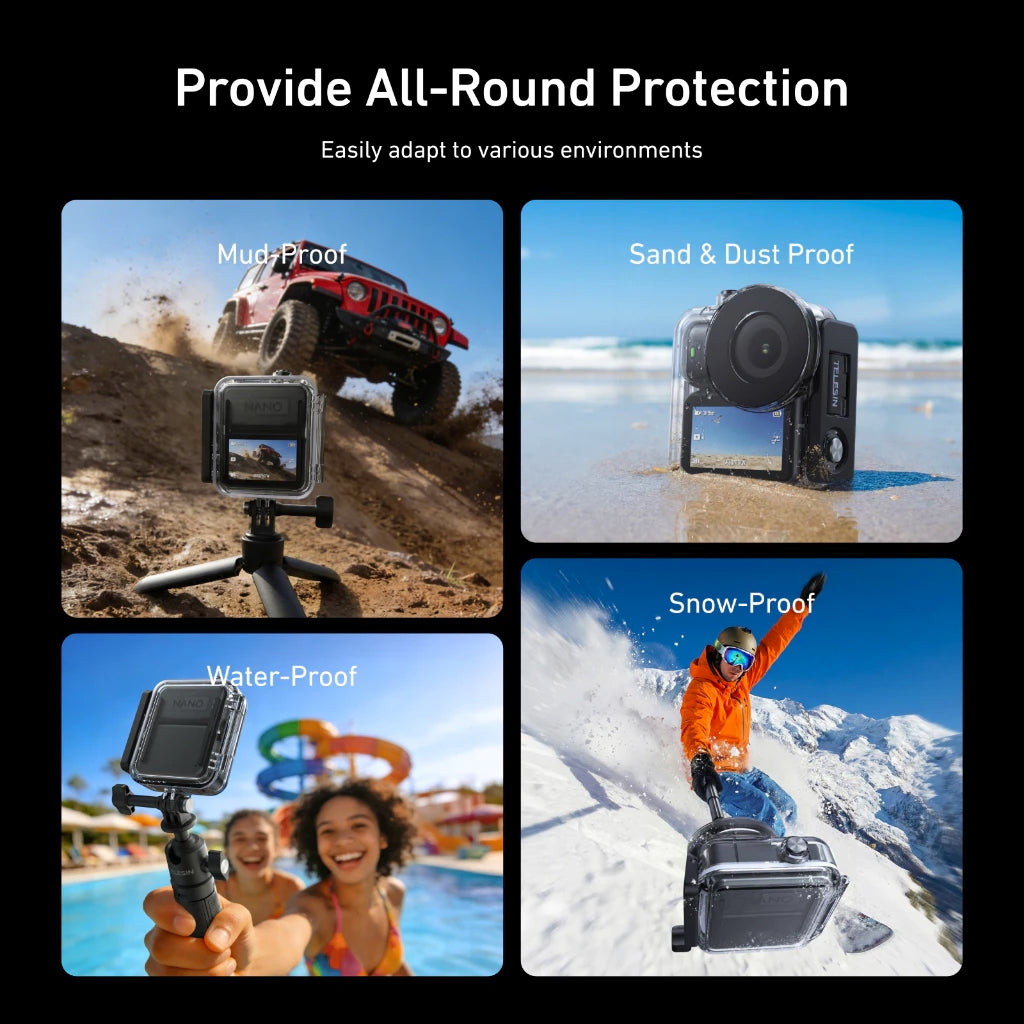 TELESIN DJI Osmo Nano 60m underwater Waterproof Dive Case