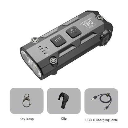 Nitecore TIP3 720 Lumen USB-C Rechargeable Keychain Torch Flashlight