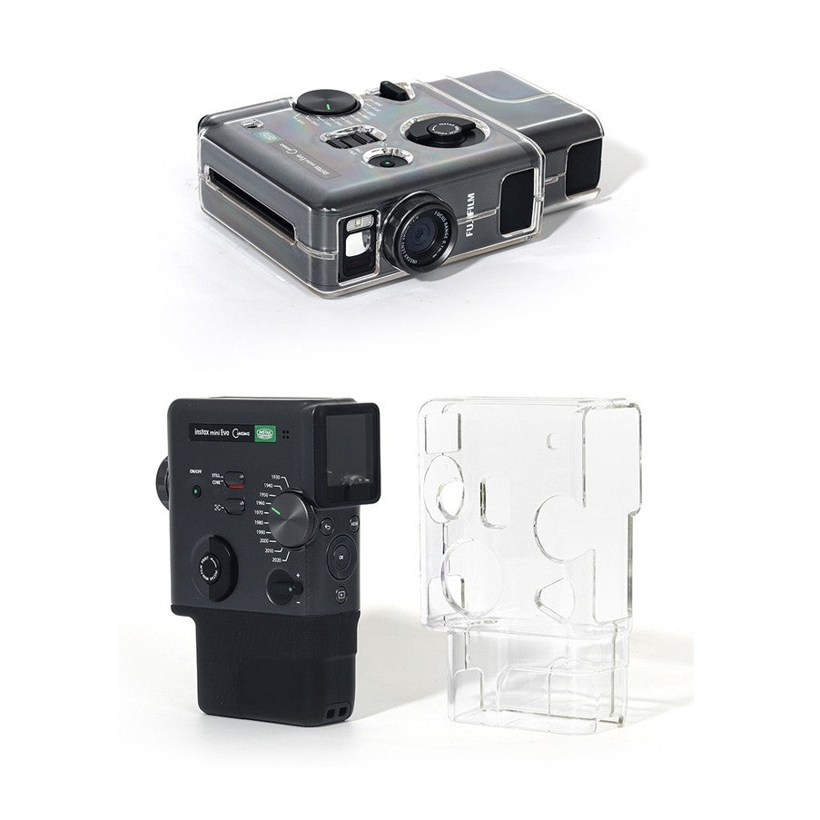 Instax Mini EVO Cinema Transparent Case Protective Camera Case with Strap