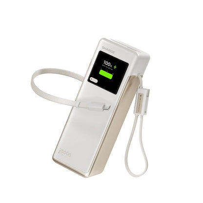 SHARGE HyperTower 170W Laptop Power Bank 25000mAh Built in Cable