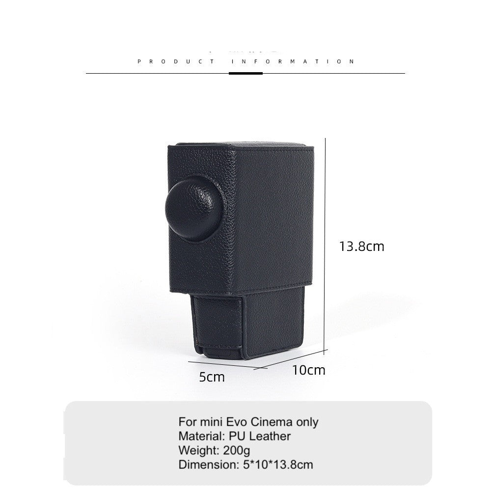 Instax Mini Evo Cinema PU Leather Camera Protective Case with Adjustable Strap