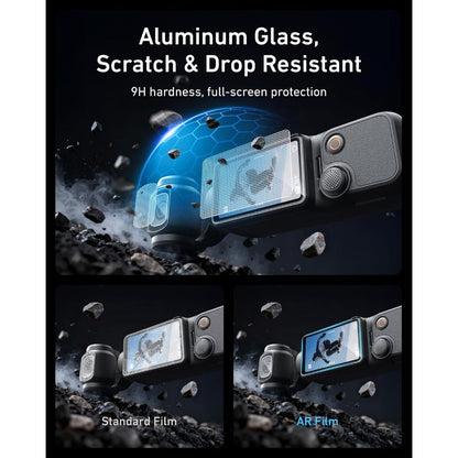 DJI Osmo Pocket 4 3 AR Tempered Glass Auto-Align Frame Screen Protector