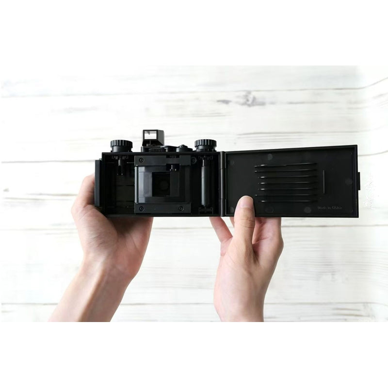 Ilford PIXIE 35-II 35mm Film Camera with Half Frame Adaptor