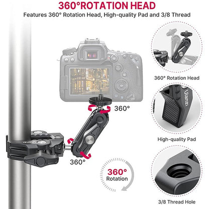 ULANZI R094 Multi-Functional Super Clamp Magic Arm Bicycle Bike Handle Bar Mount