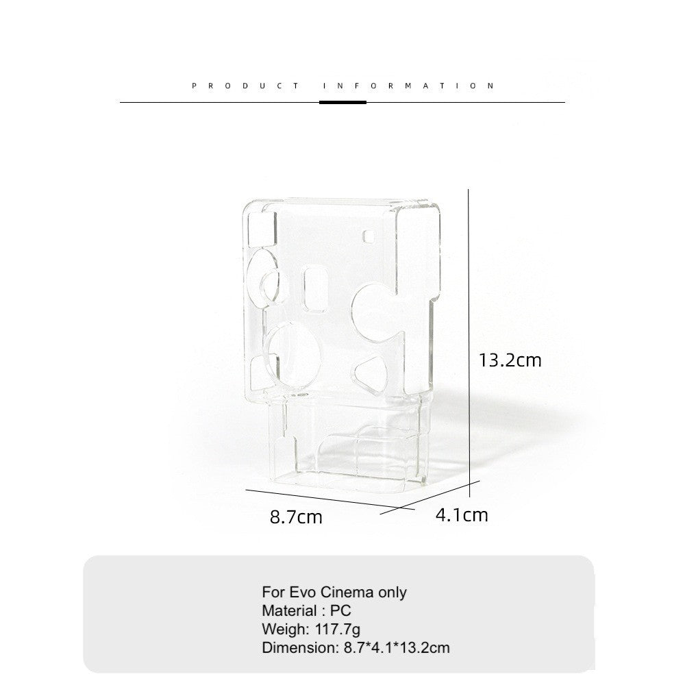Instax Mini EVO Cinema Transparent Case Protective Camera Case with Strap