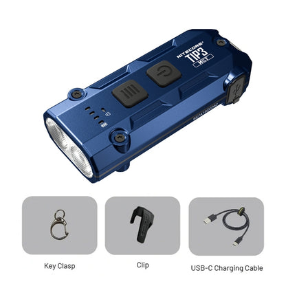 Nitecore TIP3 720 Lumen USB-C Rechargeable Keychain Torch Flashlight