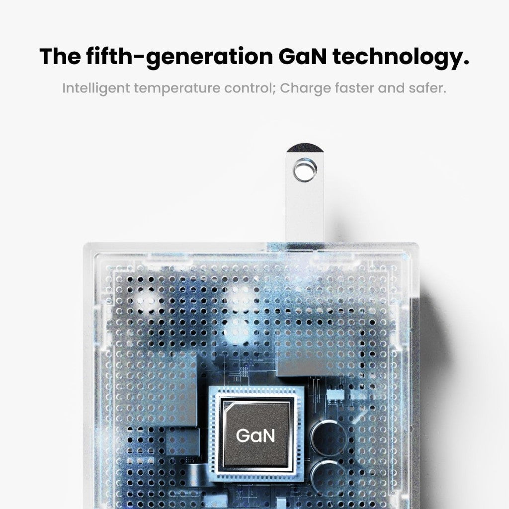 SHARGE Pixel 140 GaN III Charger PD3.1 Fast Charging triple USB-C Port Matrix Display