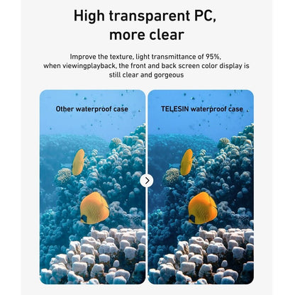Telesin DJI Osmo Action 6 Underwater 60m Waterproof Case