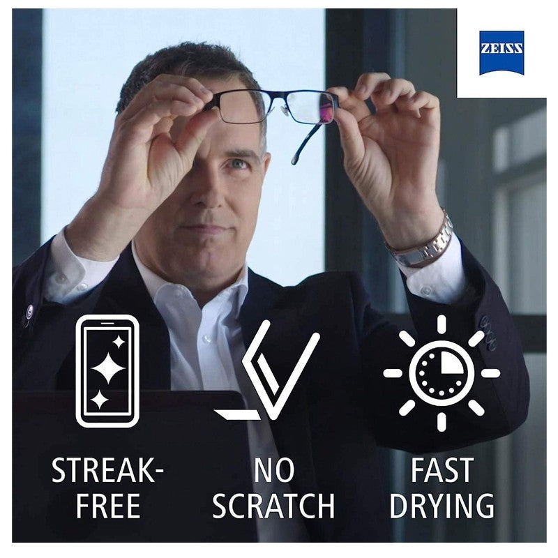 ZEISS Pre-Moistened Lens Cleaning Wipes (Box of 200)