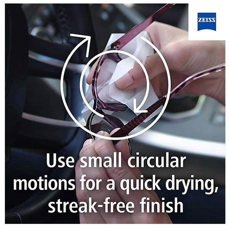 ZEISS Pre-Moistened Lens Cleaning Wipes (Box of 200)