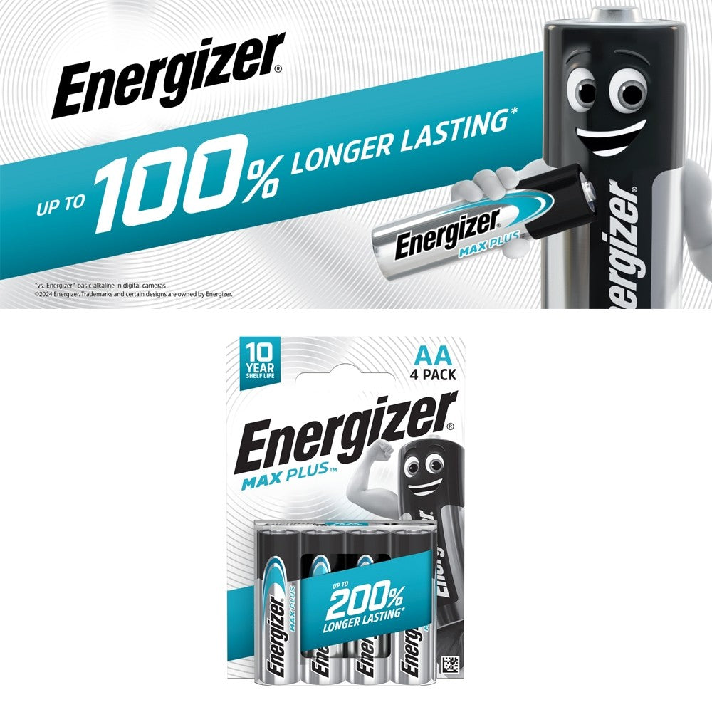 Energizer Max Plus AA alkaline battery