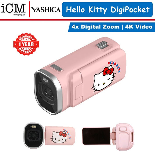 YASHICA Hello Kitty DigiPocket Camcorder Pink