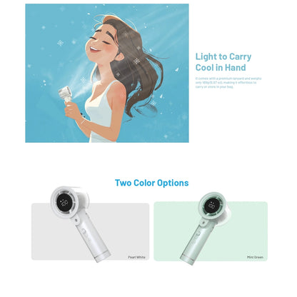 NITECORE izzcool 20 Pro Rechargeable Handheld Fan Air Conditioner Mist Cooler