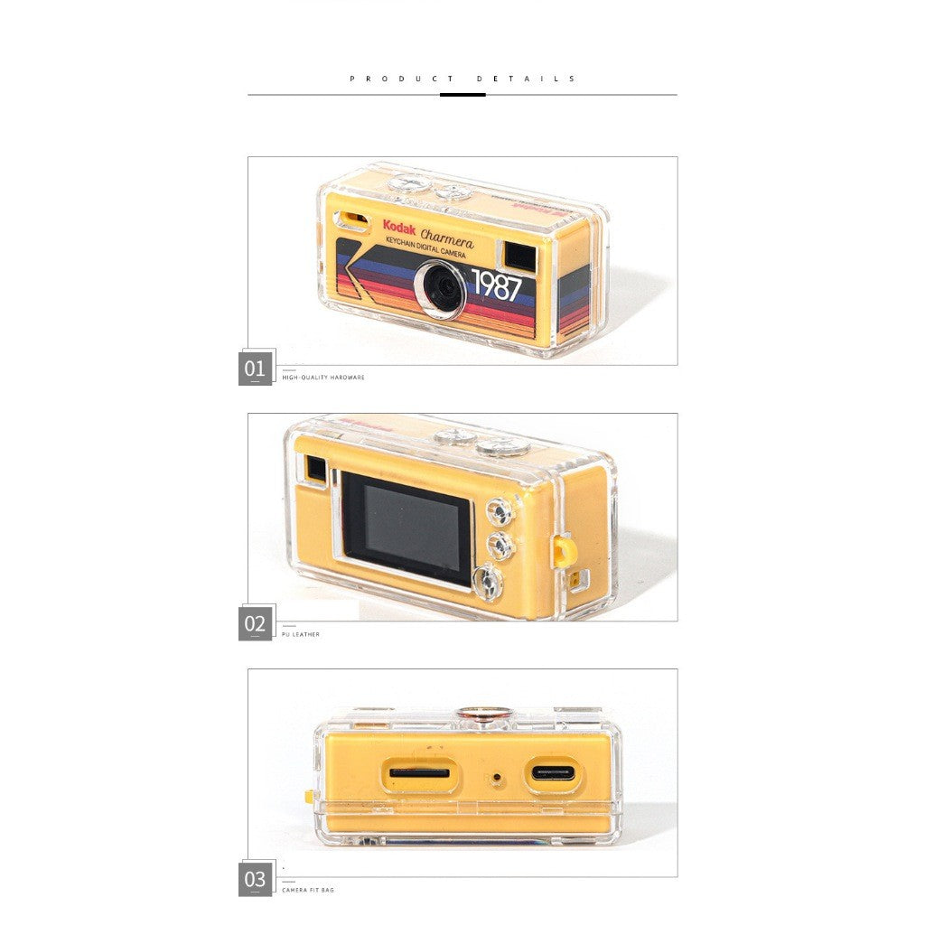Kodak Charmera Keychain Digital Camera Clear Hard Shell Protective Cover
