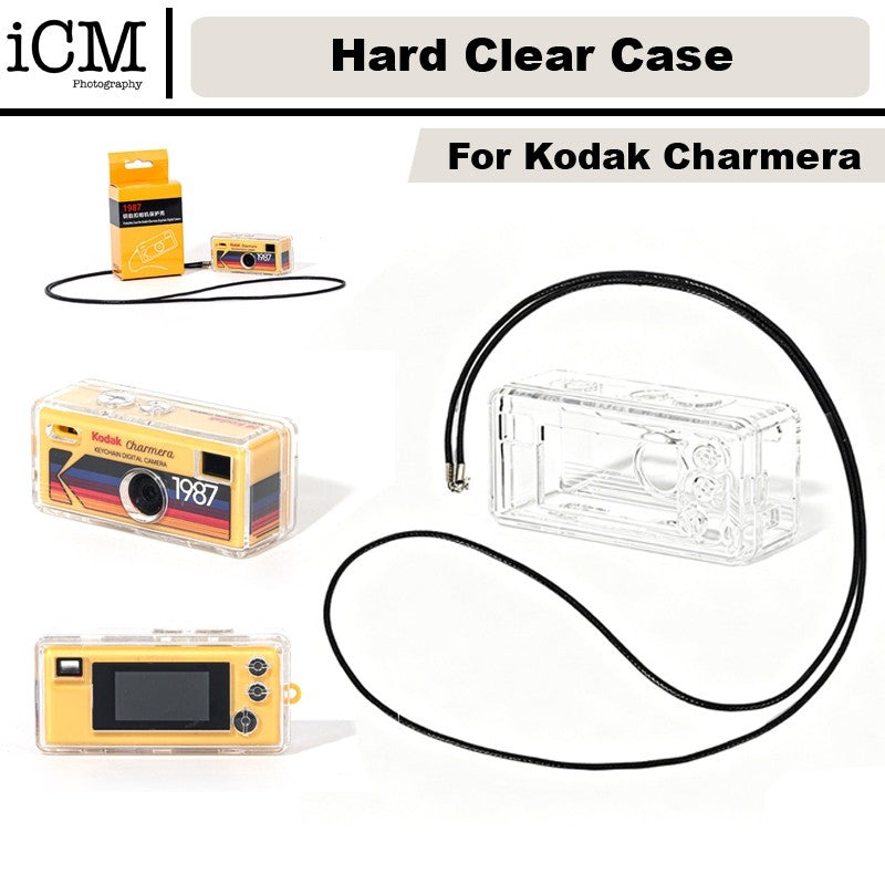 Kodak Charmera Keychain Digital Camera Clear Hard Shell Protective Cover