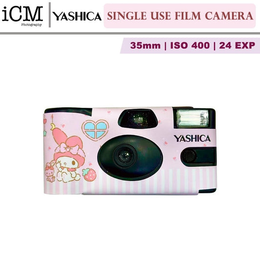 YASHICA 35mm Single Use Film Camera (My Melody Clouded Comfort)