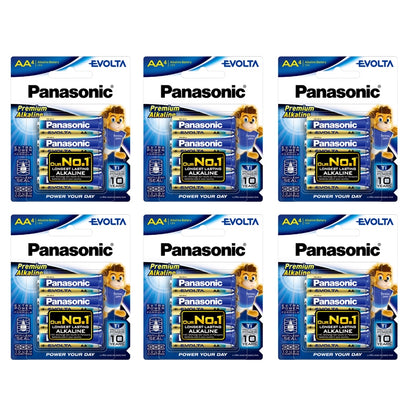 Panasonic Evolta 4pcs AA Premium Alkaline Battery LR6EG/4B