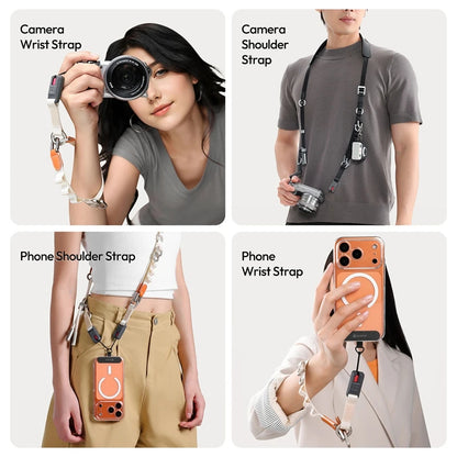 Ulanzi YF01 Y-Flex Strap with Quick Release Buckle 3-in-1 Camera Phone Strap with Charging Cable