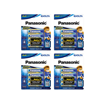Panasonic Evolta 4pcs AA Premium Alkaline Battery LR6EG/4B