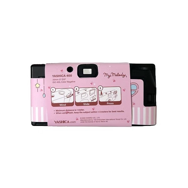 YASHICA 35mm Single Use Film Camera (My Melody Clouded Comfort)